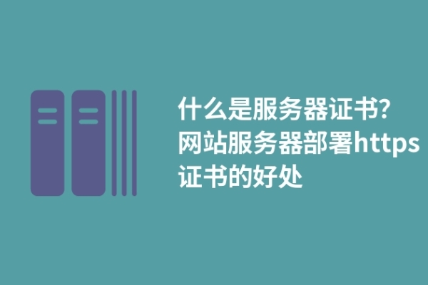 什么是服務(wù)器證書？網(wǎng)站服務(wù)器部署https證書的好處