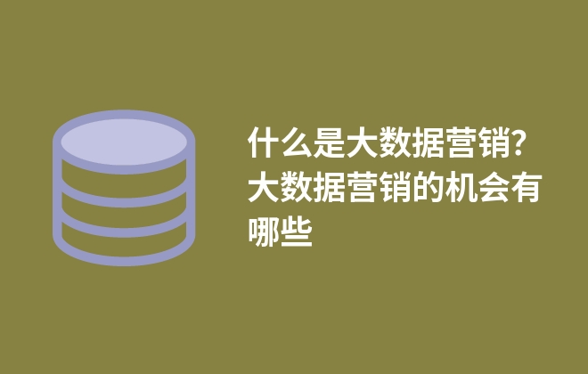 什么是大數(shù)據(jù)營(yíng)銷？大數(shù)據(jù)營(yíng)銷的機(jī)會(huì)有哪些