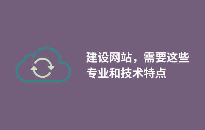 建設(shè)網(wǎng)站，需要這些專業(yè)和技術(shù)特點